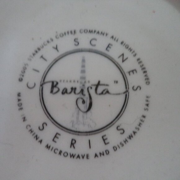 Starbucks City Scene 2015 Collection HOUSTON Barista Series Cup Mug micro dish - Picture 12 of 12
